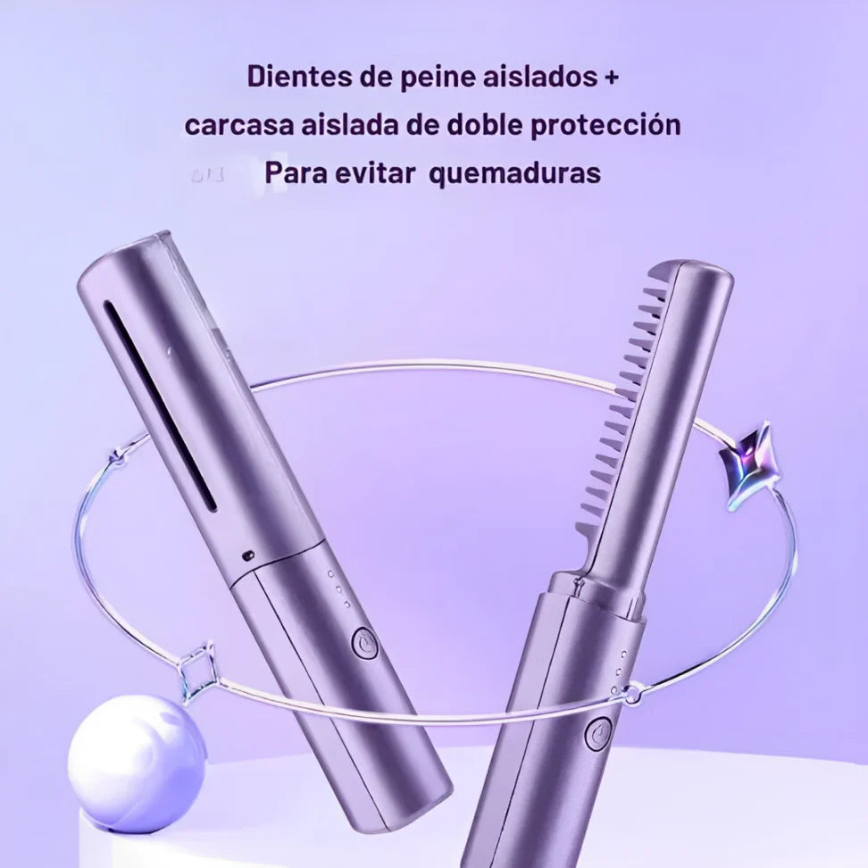 Cepillo alisador portátil (RECARGABLE) - 50% DESCUENTO