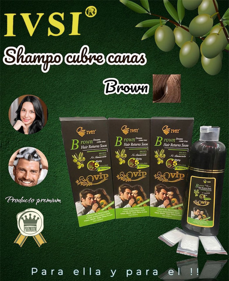 SHAMPOO 3 EN 1 CUBRE CANAS SIN QUIMICOS