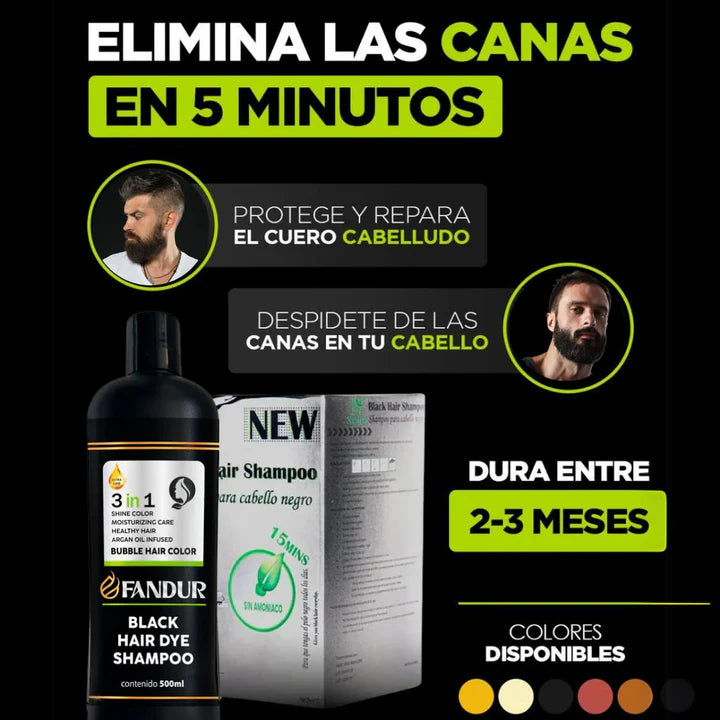 SHAMPOO 3 EN 1 CUBRE CANAS SIN QUIMICOS ORIGINAL