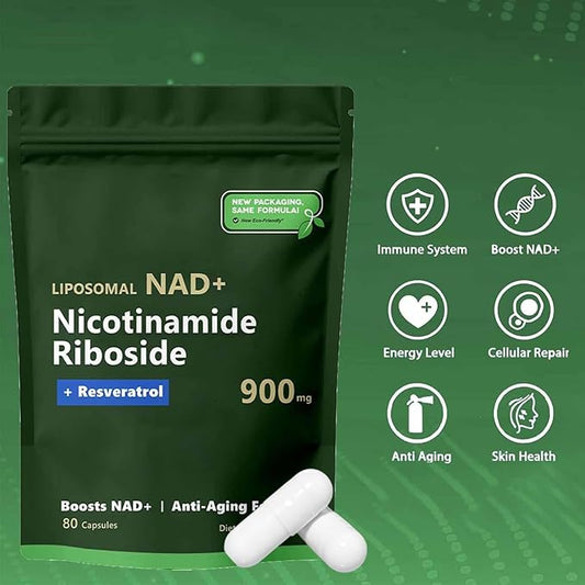 NICOTINAMIDE RIBOSIDE® NAD+ de Alta Pureza Anti-Envejecimiento