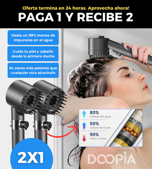 MekoPro® – Ducha Multifuncional Masajeadora y Purificante (OFERTA 2X1)